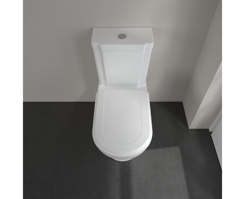 Poda apakša Villeroy & Boch Hommage, 370x725 mm, universāls izvads, Bez tvertnes, bez vāka, balta CP