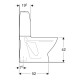 Tualetes pods Ifo Sign, 355x650 mm, vertikāls izvads, balts IC Tualetes pods Ifo Sign, 355x650 mm, vertikāls izvads, balts IC