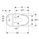 Tualetes pods Ifo Sign, 355x650 mm, vertikāls izvads, balts IC Tualetes pods Ifo Sign, 355x650 mm, vertikāls izvads, balts IC