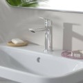 Смеситель для раковины Hansgrohe Logis 190 Eco с выдвижной крышкой, хром