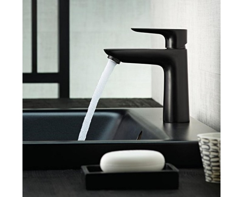 Izlietnes maisītājs Hansgrohe Talis E 110, matēts melns