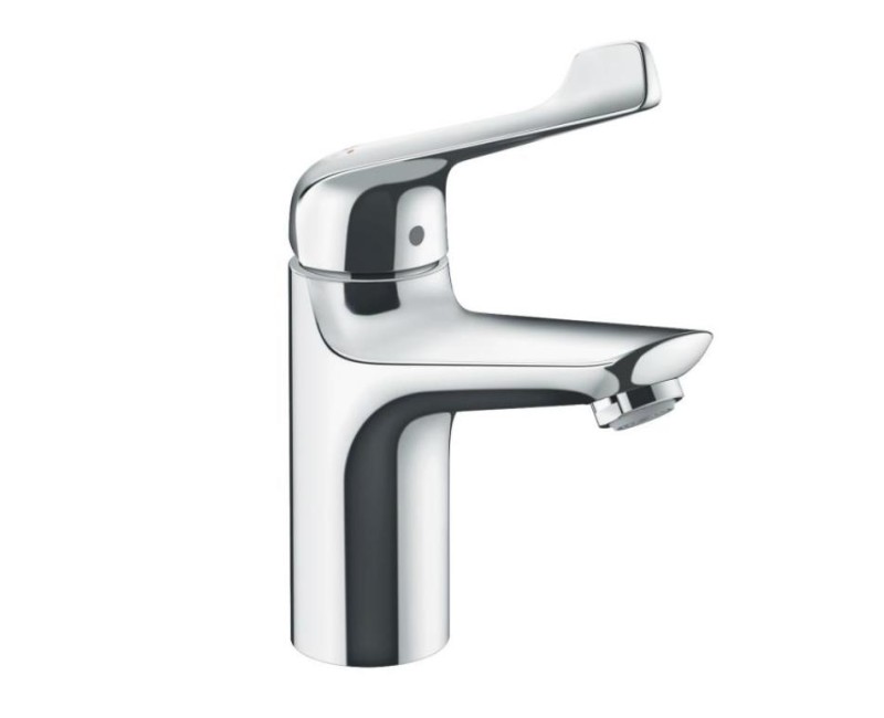 Смеситель для раковины Hansgrohe Rebris E 110, с выдвижной крышкой, хром
