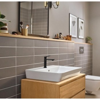 Izlietnes maisītājs Hansgrohe Zebris CoolStart 110, ar pop-up, matēts melns