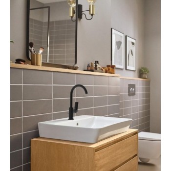 Vannas istabas izlietnes maisītājs Hansgrohe  Zebris 210, ar pop-up, matēts melns