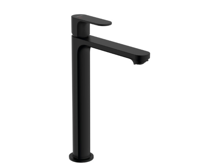 Izlietnes maisītājs Hansgrohe Rebris S 240 CoolStart, ar pop-up, matēts melns