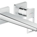 Смеситель для раковины Hansgrohe Metropol накладная часть, 2 отверстия, излив 225 мм, со стены