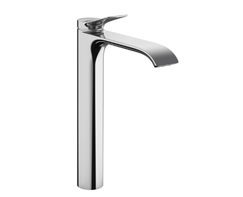 Смеситель для раковины Hansgrohe Vivenis 250, приподнятый, белый матовый