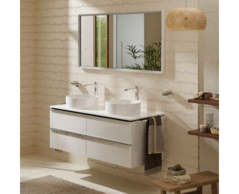 Смеситель для раковины Hansgrohe Vivenis 250, приподнятый, белый матовый