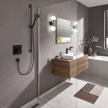 Dušas maisītājs Hansgrohe Vivenis virsapmetuma daļa, matēta melna
