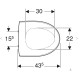 Крышка унитазa Ifo Spira, QR, белая Крышка унитазa Ifo Spira, QR, белая