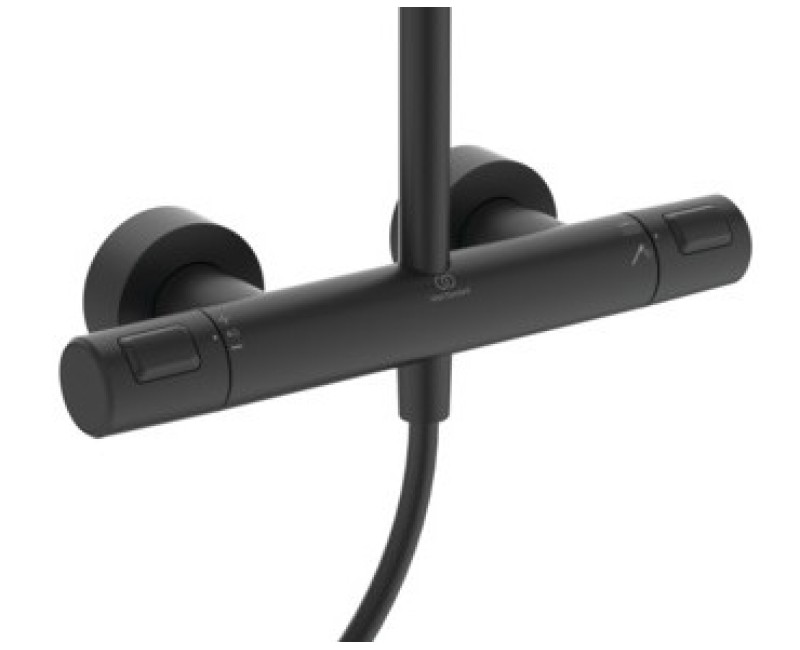 Душевая система Ideal Standard Cetherm T25, матовый черный