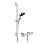 Dušas komplekts Hansgrohe Ecostat Fine ar dušas kompl. Pulsify Select S 105 3jet Relaxation EcoSmart, Hromēta