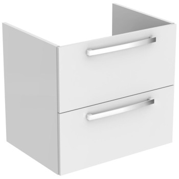 Vannas istabas izlietnes skapītis Ideal Standard Tempo, 600x440 mm, h=550 mm, 2A, (bez izlietnes)  spīdīgi balts