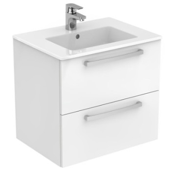 Vannas istabas izlietnes skapītis Ideal Standard Tempo, 600x440 mm, h=550 mm, 2A, (bez izlietnes)  spīdīgi balts
