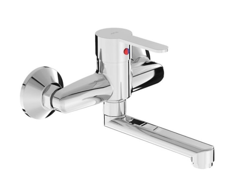 Virtuves maisītājs Jika Lyra Smart, no sienas, iztece 150 mm, hroms