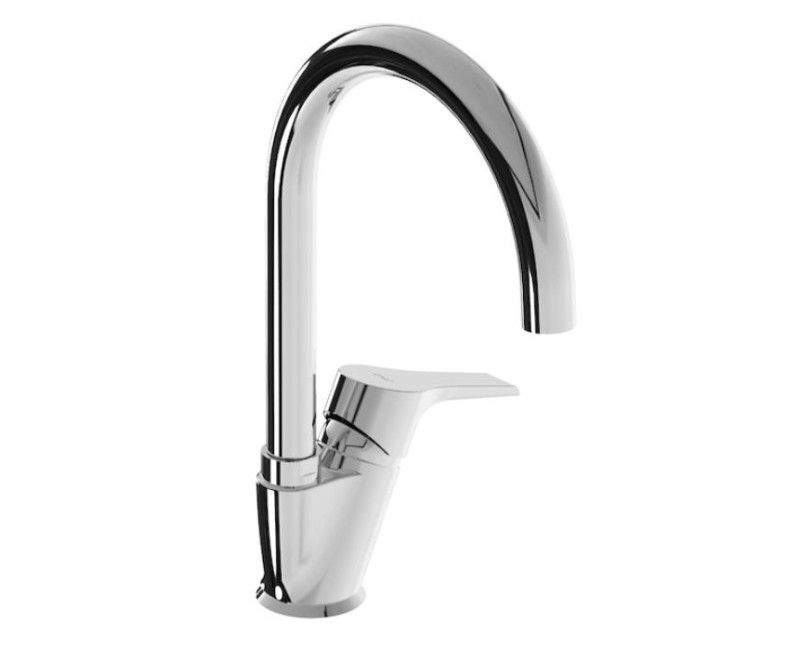 Смеситель кухонный Jika Cube, хром