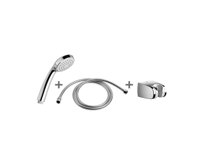 Душевой набор Jika Rio, с держателем, хром