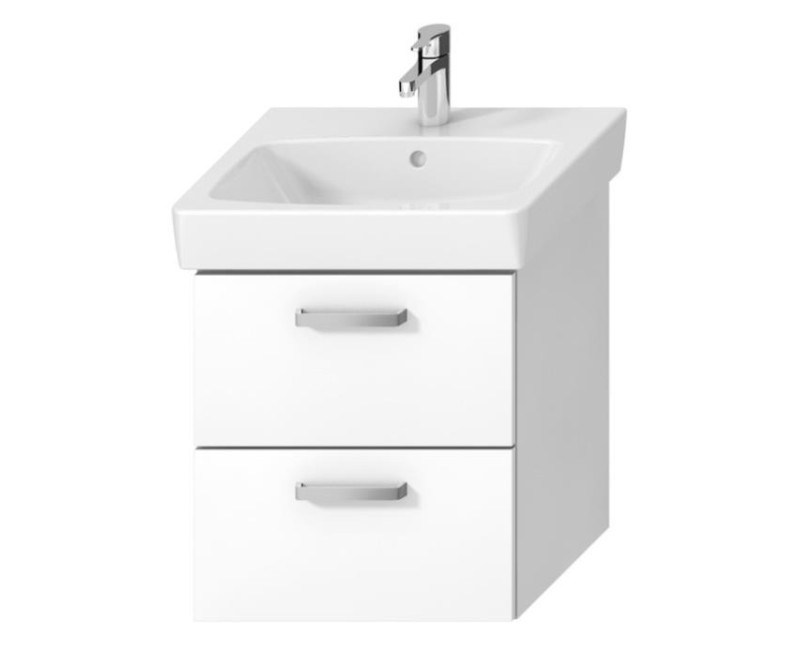 Шкафчик для ванной комнаты Lyra Plus Viva, 439х401 мм, h=550 мм, (без раковины) 2А, белый