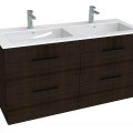 Vannas istabas skapītis ar izlietni Jika Cube, 1200x430 mm, h=607 mm, 4A, dark oak