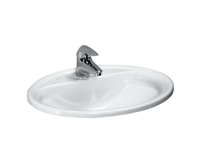 Vannas istabas izlietne Laufen Pro B, 560x440 mm, virsmā, balta