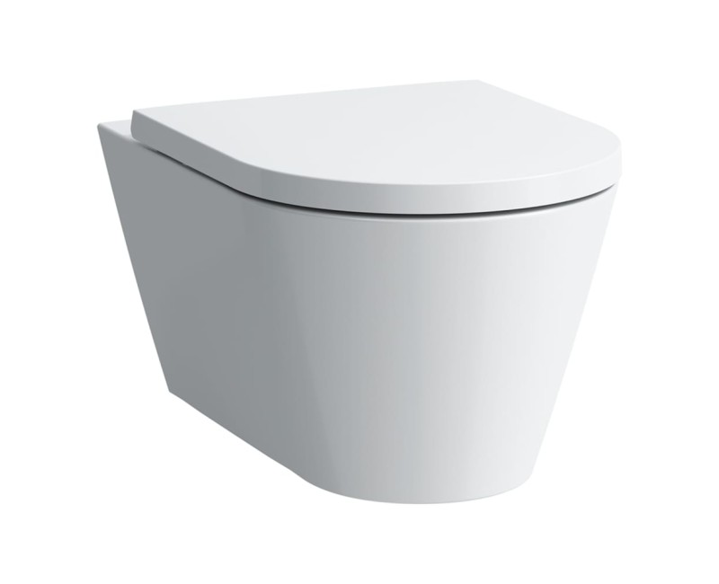 Подвесной унитаз Laufen Kartell Rimless, 370x545 мм, белый