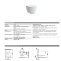 Подвесной унитаз Laufen Kartell Rimless, без крышки 370x545 мм, бесшумный смыв, белый