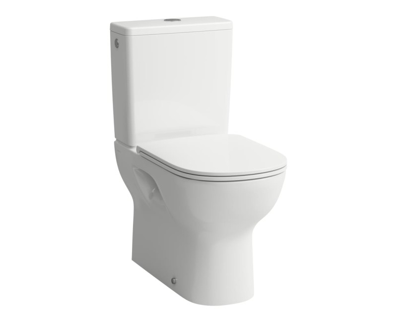 Унитаз Laufen Lua Rimless, с бачком, универсальный выпуск, белый H8240810002311+H8270830009731