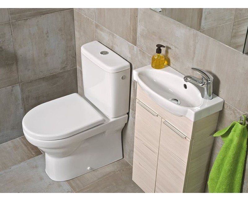 Tualetes poda apakša Jika Tigo, 360x620 mm, universāls izvads, balts