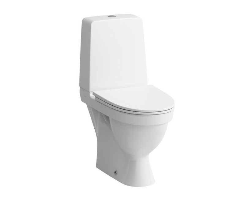 Унитаз Laufen Kompas Rimless, 360x650 мм, универсальный слив, без крышки белый