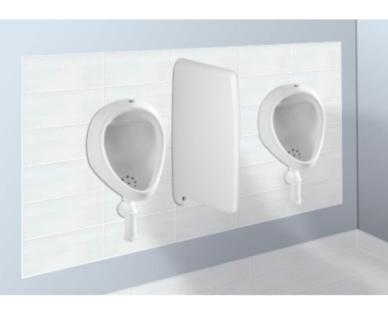 Писсуар Jika Korint, 360х305 мм, внешний привод, с сифоном, белый