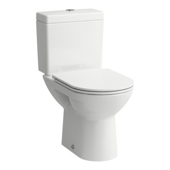 Унитаз Laufen Pro Classic, 360х670 мм, с крышкой SC Slim, выпуск горизонтальный, вход сбоку, белый