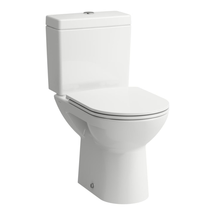 Унитаз Laufen Pro Classic, 360х670 мм, с крышкой SC Slim, выпуск горизонтальный, вход сбоку, белый Унитаз Laufen Pro Classic, 360х670 мм, с крышкой SC Slim, выпуск горизонтальный, вход сбоку, белый