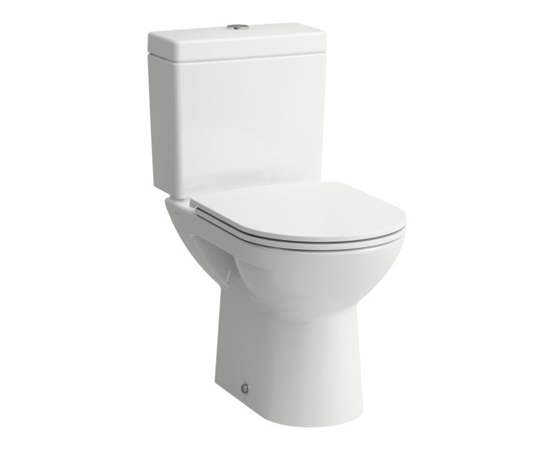 Унитаз Laufen Pro Classic, 360х670 мм, с крышкой SC Slim, выпуск горизонтальный, вход сбоку, белый