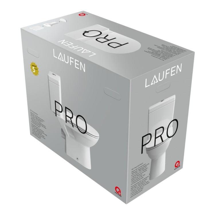 Унитаз Laufen Pro Classic, 360х670 мм, с крышкой SC Slim, выпуск горизонтальный, вход сбоку, белый Унитаз Laufen Pro Classic, 360х670 мм, с крышкой SC Slim, выпуск горизонтальный, вход сбоку, белый
