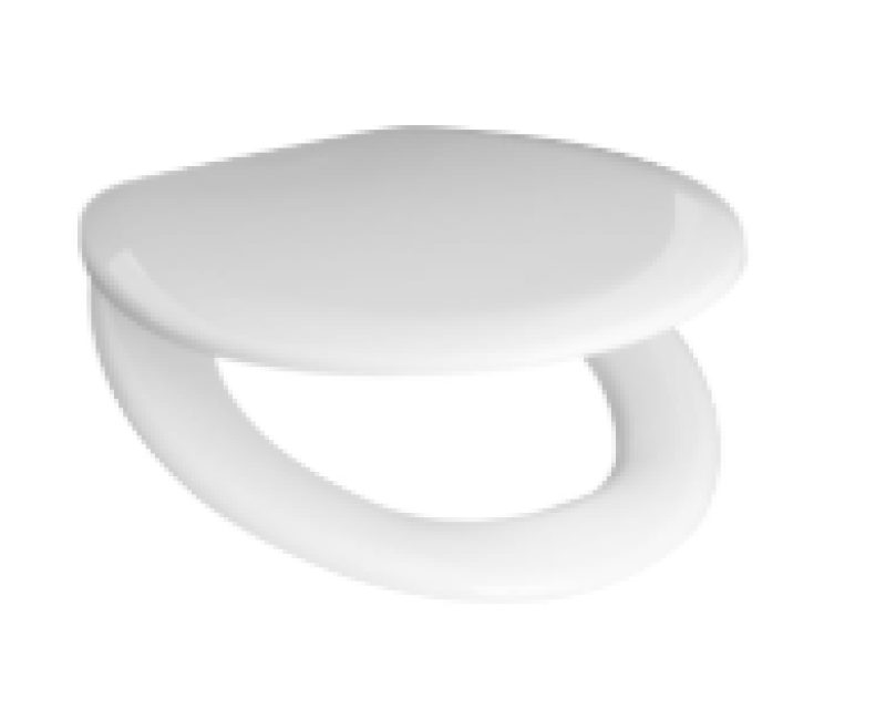 Крышка для унитаза Jika Zeta/Norma, петли пластиковые, белая