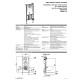 Монтажная рама Laufen LIS CW1, 500x140 мм, h=1120 мм, с механизмом регулировки 4,5/3л