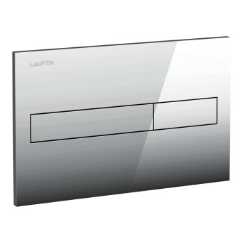 Кнопка монтажной рамы Laufen LIS AW1 duo, 250х160 мм, хром