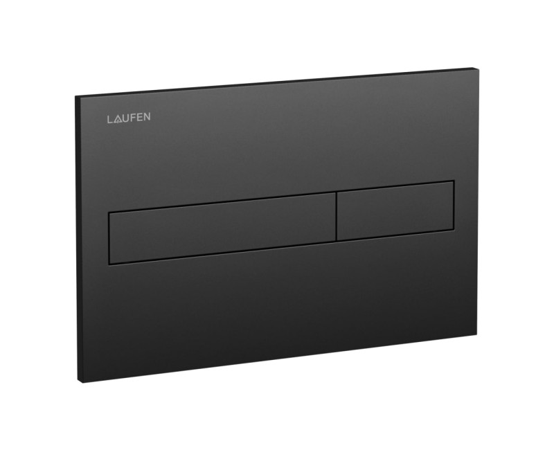 Taustiņš montāžas rāmim Laufen LIS AW1 duo, 250x160 mm, melns