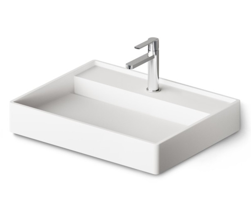 Izlietne PAA INFINITY SilkStone 800x470mm Balta/izlietne SilkStone