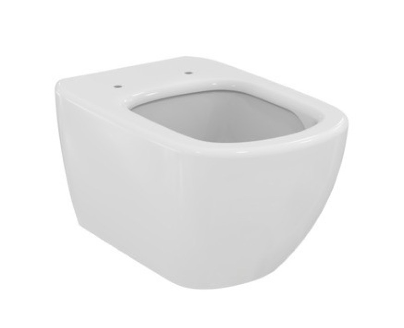 Piekaramais Tualetes Pods Ideal Standard Tesi Aquablade, Rimless 365x535 mm, bez vāka, balts