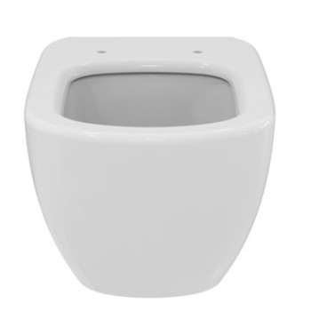Piekaramais Tualetes Pods Ideal Standard Tesi Aquablade, Rimless 365x535 mm, bez vāka, balts