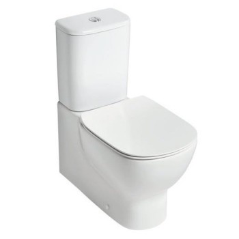 Tualetes poda apakša Ideal Standard Tesi Aquablade, 365x665 mm, universāls izvads, balts