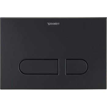 Poga iebūvējamam rāmim Duravit DuraSystem®  A1, 217 x 147 mm, matēts melns