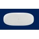 Brīvi stāvoša vanna Hatria H-SOLID 01 Silcstone 160x70cm H=58cm, Balta Matēta (bez pārplūdes) 00Y9CX25