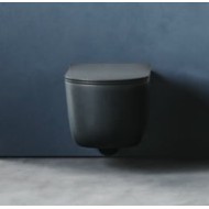 Piekaramais Tualetes pods Hatria Futura PURE VORTEX®  bez vāka, Lavagna 9BA006