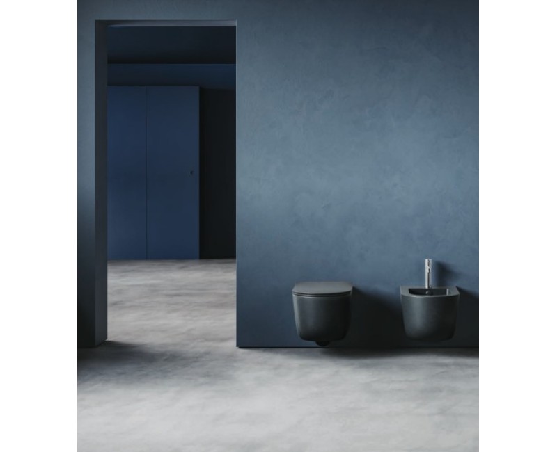 Подвесной унитаз Hatria Futura PURE VORTEX® без крышки, Lavagna 9BA006