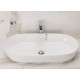 Vannas istabas izlietne Hatria Lavabo 21:00 S uz virsmas 75x38cm Y8AL01, Balta Vannas istabas izlietne Hatria Lavabo 21:00 S uz virsmas 75x38cm Y8AL01, Balta