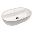 Vannas istabas izlietne Hatria Lavabo 12:00 MF S uz virsmas 57x38cm Y8AM01, Balta