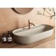 Vannas istabas izlietne Hatria Lavabo 21:00 MF S uz virsmas 75x38cm Y8AP01, Balta Vannas istabas izlietne Hatria Lavabo 21:00 MF S uz virsmas 75x38cm Y8AP01, Balta