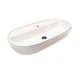 Vannas istabas izlietne Hatria Lavabo 21:00 MF S uz virsmas 75x38cm Y8AP01, Balta Vannas istabas izlietne Hatria Lavabo 21:00 MF S uz virsmas 75x38cm Y8AP01, Balta